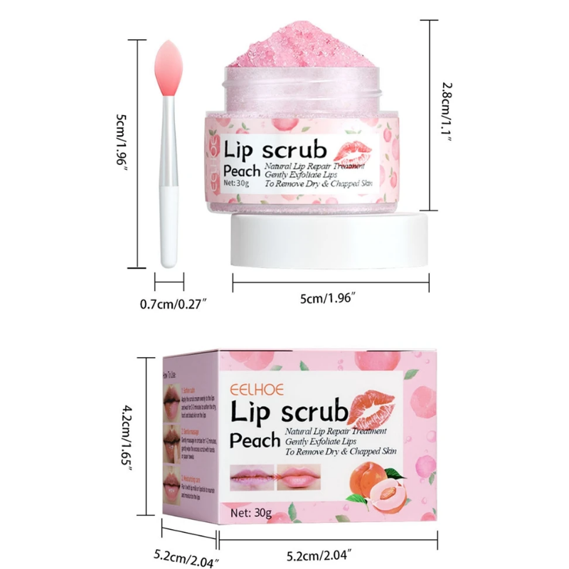 Peach Glow Hydrating Lip Scrub